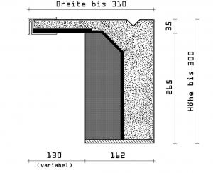 Produktabbildung: Rolladenkästen Typ SW 300 J